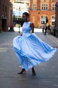 light blue corset hoco dress Blue Sweetheart A-Line Corset Short Homecoming Dress with Ruffles –  Ballbella main image 0